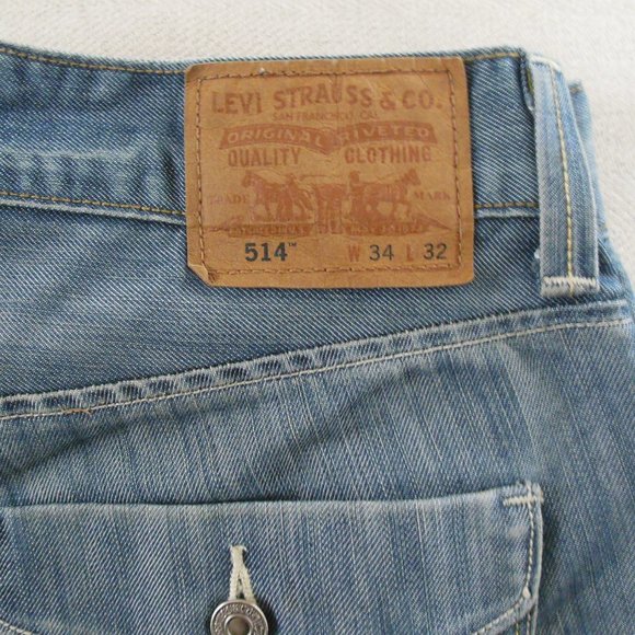Levi's 514 Flap Pocket  Medium Wash Jeans - Picture 5 of 5